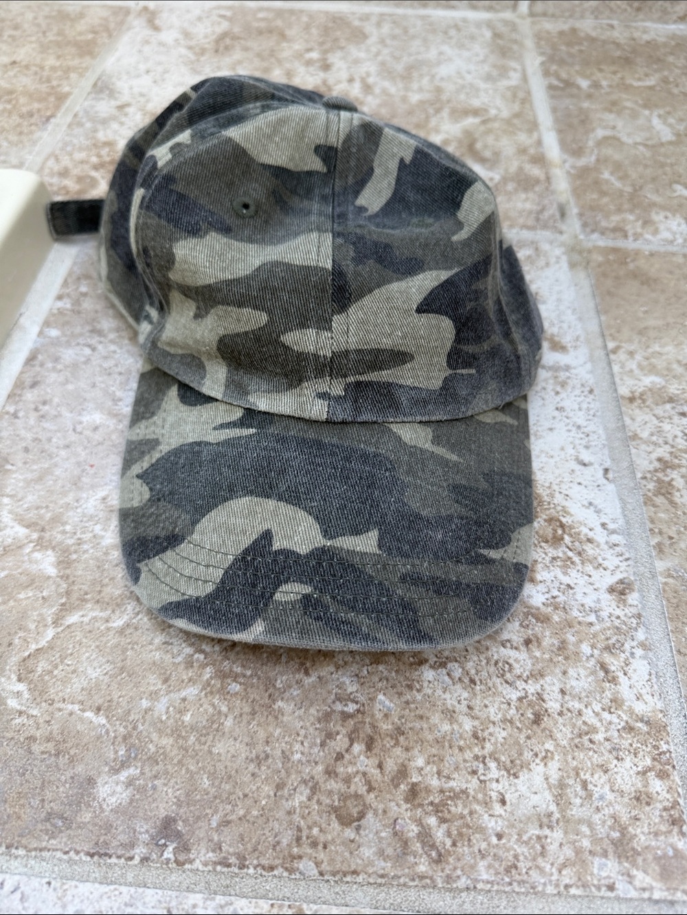 Treasure & Bond Olive Green Camouflage Baseball Hat